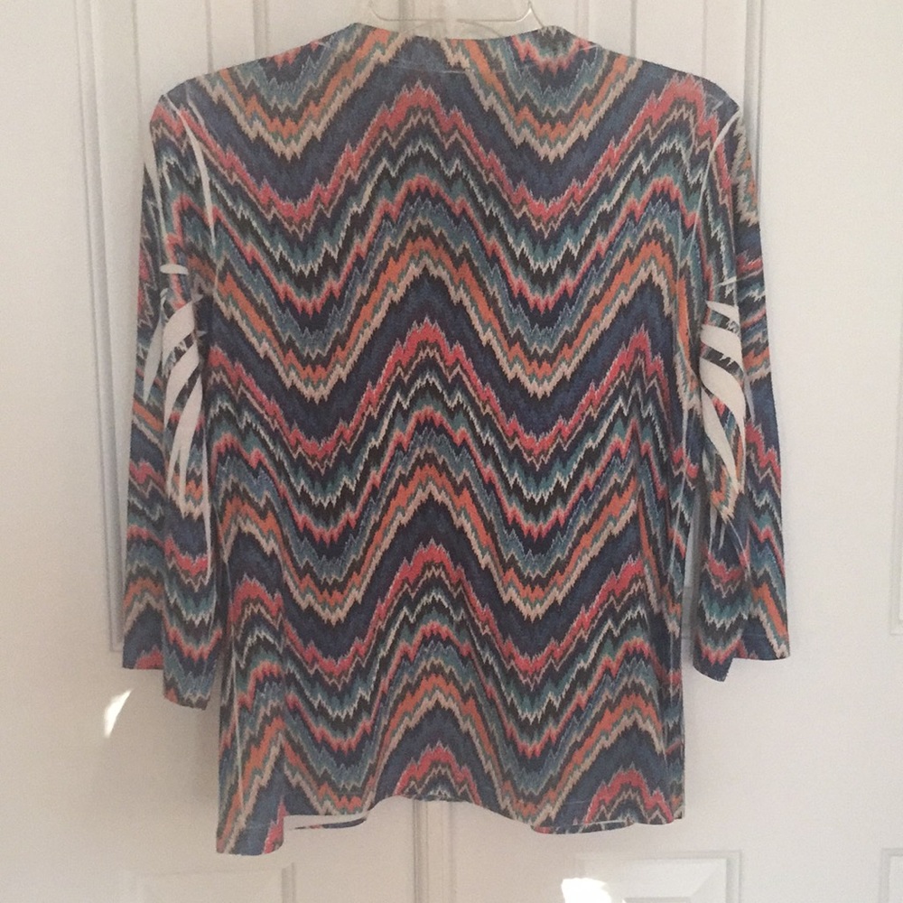 Colorful Cubism Cardigan - Picture 8 of 11